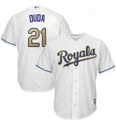Youth Majestic Kansas City Royals 21 Lucas Duda Authentic White Home Cool Base MLB Jersey Youth Majestic Kansas City Royals 21 Lucas Duda Authentic White Home Cool Base MLB Jersey