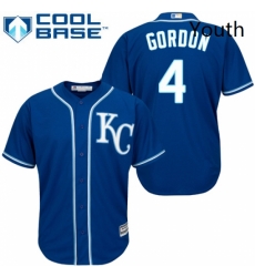 Youth Majestic Kansas City Royals 4 Alex Gordon Authentic Blue Cool Base MLB Jersey Youth Majestic Kansas City Royals 4 Alex Gordon Authentic Blue Cool Base MLB Jersey