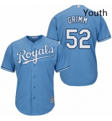 Youth Majestic Kansas City Royals 52 Justin Grimm Authentic Light Blue Alternate 1 Cool Base MLB Jersey Youth Majestic Kansas City Royals 52 Justin Grimm Authentic Light Blue Alternate 1 Cool Base MLB Jersey