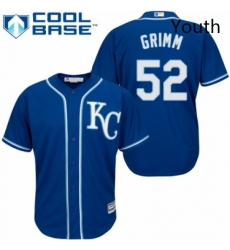 Youth Majestic Kansas City Royals 52 Justin Grimm Replica Blue Alternate 2 Cool Base MLB Jersey Youth Majestic Kansas City Royals 52 Justin Grimm Replica Blue Alternate 2 Cool Base MLB Jersey