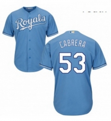Youth Majestic Kansas City Royals 53 Melky Cabrera Authentic Light Blue Alternate 1 Cool Base MLB Jersey Youth Majestic Kansas City Royals 53 Melky Cabrera Authentic Light Blue Alternate 1 Cool Base MLB Jersey