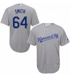 Youth Majestic Kansas City Royals 64 Burch Smith Replica Grey Road Cool Base MLB Jersey Youth Majestic Kansas City Royals 64 Burch Smith Replica Grey Road Cool Base MLB Jersey