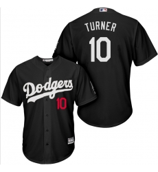 Dodgers 10 Justin Turner Black Turn Back The Clock Cool Base Jersey Dodgers 10 Justin Turner Black Turn Back The Clock Cool Base Jersey