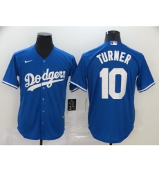 Dodgers 10 Justin Turner Royal 2020 Nike Cool Base Jersey Dodgers 10 Justin Turner Royal 2020 Nike Cool Base Jersey