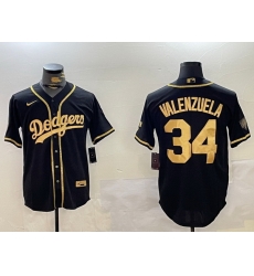 Los Angeles Dodgers 34 Fernando Valenzuela Black Authentic Collection Stitched MLB Jersey 1 Los Angeles Dodgers 34 Fernando Valenzuela Black Authentic Collection Stitched MLB Jersey 1