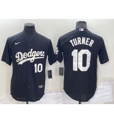 Men Los Angeles Dodgers 10 Justin Turner Black Cool Base Stitched Jerseyy Men Los Angeles Dodgers 10 Justin Turner Black Cool Base Stitched Jerseyy