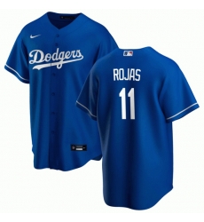 Men Los Angeles Dodgers 11 Miguel Rojas Vargas blue Cool Base Stitched Baseball Jersey Men Los Angeles Dodgers 11 Miguel Rojas Vargas blue Cool Base Stitched Baseball Jersey