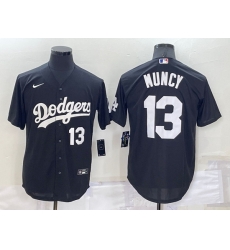 Men Los Angeles Dodgers 13 Max Muncy Black Cool Base Stitched Baseball Jerseyy Men Los Angeles Dodgers 13 Max Muncy Black Cool Base Stitched Baseball Jerseyy