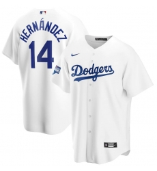 Men Los Angeles Dodgers 14 Enrique Hernandez White Nike 2020 World Series Champions Cool Base Jersey Men Los Angeles Dodgers 14 Enrique Hernandez White Nike 2020 World Series Champions Cool Base Jersey