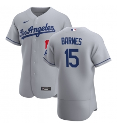 Men Los Angeles Dodgers 15 Austin Barnes Men Nike Gray Road 2020 Flex Base Team MLB Jersey Men Los Angeles Dodgers 15 Austin Barnes Men Nike Gray Road 2020 Flex Base Team MLB Jersey