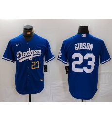 Men Los Angeles Dodgers 23 Kirk Gibson Blue Cool Base Stitched Baseball Jersey 3 Men Los Angeles Dodgers 23 Kirk Gibson Blue Cool Base Stitched Baseball Jersey 3