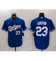 Men Los Angeles Dodgers 23 Kirk Gibson Blue Cool Base Stitched Baseball Jersey 6 Men Los Angeles Dodgers 23 Kirk Gibson Blue Cool Base Stitched Baseball Jersey 6