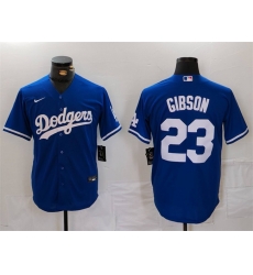 Men Los Angeles Dodgers 23 Kirk Gibson Blue Cool Base Stitched Baseball Jersey Men Los Angeles Dodgers 23 Kirk Gibson Blue Cool Base Stitched Baseball Jersey
