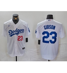 Men Los Angeles Dodgers 23 Kirk Gibson White Cool Base Stitched Baseball Jersey 1 Men Los Angeles Dodgers 23 Kirk Gibson White Cool Base Stitched Baseball Jersey 1