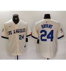 Men Los Angeles Dodgers 24 Kobe Bryant Cream Stitched Baseball Jersey 1 Men Los Angeles Dodgers 24 Kobe Bryant Cream Stitched Baseball Jersey 1