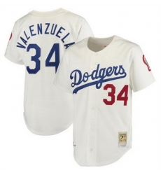 Men Los Angeles Dodgers 34 Toro Valenzuela Cream With Patch Cool Base Stitched Baseball Jersey Men Los Angeles Dodgers 34 Toro Valenzuela Cream With Patch Cool Base Stitched Baseball Jersey