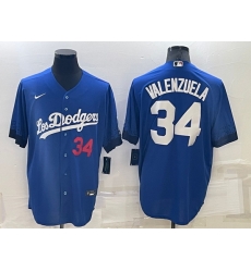 Men Los Angeles Dodgers 34 Toro Valenzuela Royal City Connect Cool Base Stitched Baseball Jersey Men Los Angeles Dodgers 34 Toro Valenzuela Royal City Connect Cool Base Stitched Baseball Jersey