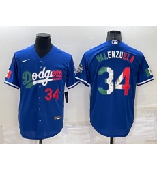 Men Los Angeles Dodgers 34 Toro Valenzuela Royal Mexico Cool Base Stitched Baseball Jersey Men Los Angeles Dodgers 34 Toro Valenzuela Royal Mexico Cool Base Stitched Baseball Jersey