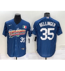 Men Los Angeles Dodgers 35 Cody Bellinger Navy Mexico Rainbow Cool Base Stitched Baseball Jersey Men Los Angeles Dodgers 35 Cody Bellinger Navy Mexico Rainbow Cool Base Stitched Baseball Jersey