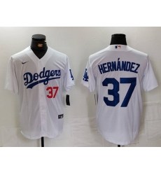 Men Los Angeles Dodgers 37 Teoscar Hernandez White Stitched Baseball Jersey Men Los Angeles Dodgers 37 Teoscar Hernandez White Stitched Baseball Jersey
