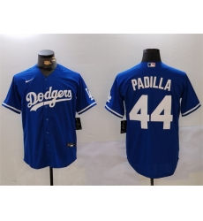 Men Los Angeles Dodgers 44 Vicente Padilla Blue Cool Base Stitched Baseball Jersey Men Los Angeles Dodgers 44 Vicente Padilla Blue Cool Base Stitched Baseball Jersey