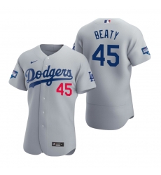 Men Los Angeles Dodgers 45 Matt Beaty Gray 2020 World Series Champions Flexbase Jersey Men Los Angeles Dodgers 45 Matt Beaty Gray 2020 World Series Champions Flexbase Jersey