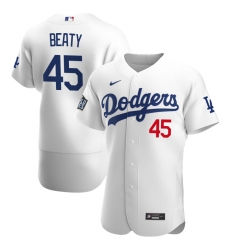 Men Los Angeles Dodgers 45 Matt Beaty Men Nike White Home 2020 World Series Bound Flex Base Player MLB Jersey Men Los Angeles Dodgers 45 Matt Beaty Men Nike White Home 2020 World Series Bound Flex Base Player MLB Jersey