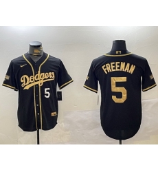 Men Los Angeles Dodgers 5 Freddie Freeman Black Gold 2024 World Series Champions Limited Stitched Baseball Jersey 6 Men Los Angeles Dodgers 5 Freddie Freeman Black Gold 2024 World Series Champions Limited Stitched Baseball Jersey 6