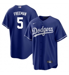 Men Los Angeles Dodgers 5 Freddie Freeman Royal Cool Base Stitched Baseball jersey Men Los Angeles Dodgers 5 Freddie Freeman Royal Cool Base Stitched Baseball jersey