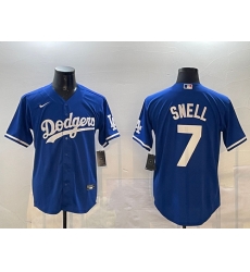 Men Los Angeles Dodgers 7 Blake Snell Royal Cool Base Stitched Baseball Jersey Men Los Angeles Dodgers 7 Blake Snell Royal Cool Base Stitched Baseball Jersey