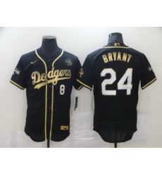 Men Los Angeles Dodgers 8 24 Kobe Bryant Black Gold Stitched MLB Flex Base Nike Jersey Men Los Angeles Dodgers 8 24 Kobe Bryant Black Gold Stitched MLB Flex Base Nike Jersey