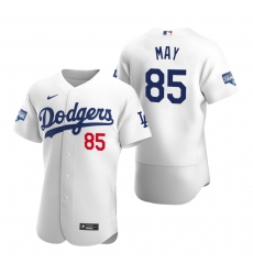 Men Los Angeles Dodgers 85 Dustin May White 2020 World Series Champions Flex Base Jersey Men Los Angeles Dodgers 85 Dustin May White 2020 World Series Champions Flex Base Jersey