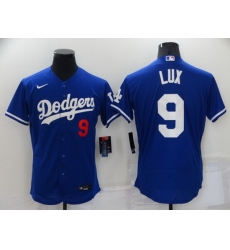 Men Los Angeles Dodgers 9 Gavin Lux Royal Flex Base Stitched jersey Men Los Angeles Dodgers 9 Gavin Lux Royal Flex Base Stitched jersey