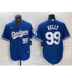 Men Los Angeles Dodgers 99 Joe Kelly Blue City Connect Cool Base Stitched Baseball Jersey 11 Men Los Angeles Dodgers 99 Joe Kelly Blue City Connect Cool Base Stitched Baseball Jersey 11