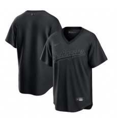 Men Los Angeles Dodgers Blank Black Pitch Black Fashion Replica Stitched Jersey Men Los Angeles Dodgers Blank Black Pitch Black Fashion Replica Stitched Jersey