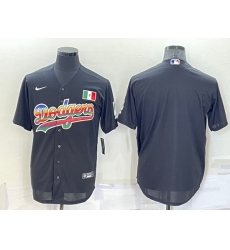 Men Los Angeles Dodgers Blank Black Stitched Baseball Jersey Men Los Angeles Dodgers Blank Black Stitched Baseball Jersey