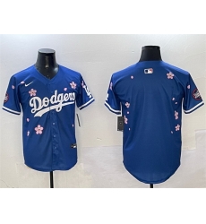Men Los Angeles Dodgers Blank Royal 2025 Tokyo Series Limited Stitched Baseball Jersey