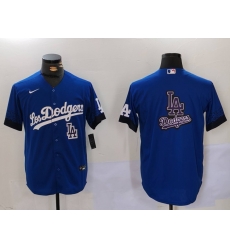 Men Los Angeles Dodgers Blue Team Big Logo City Connect Cool Base Stitched Baseball Jersey 5 Men Los Angeles Dodgers Blue Team Big Logo City Connect Cool Base Stitched Baseball Jersey 5