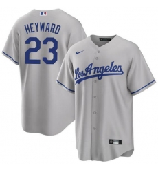 Men Los Angeles Dodgers Jason Heyward #23 Grey Cool Base Stitched MLB jersey Men Los Angeles Dodgers Jason Heyward #23 Grey Cool Base Stitched MLB jersey
