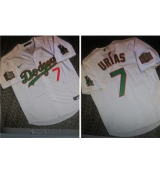 Men Los Angeles Dodgers Mexican 7 Julio Urias World Series custom Jersey Men Los Angeles Dodgers Mexican 7 Julio Urias World Series custom Jersey