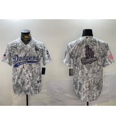 Men Los Angeles Dodgers Team Big Logo 2024 Arctic Camo Stitched Baseball Jersey Men Los Angeles Dodgers Team Big Logo 2024 Arctic Camo Stitched Baseball Jersey