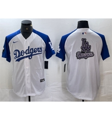 Men Los Angeles Dodgers Team Big Logo White Blue Vin Patch Cool Base Stitched Baseball Jersey 5 Men Los Angeles Dodgers Team Big Logo White Blue Vin Patch Cool Base Stitched Baseball Jersey 5
