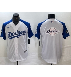 Men Los Angeles Dodgers Team Big Logo White Blue Vin Patch Cool Base Stitched Baseball Jerseys Men Los Angeles Dodgers Team Big Logo White Blue Vin Patch Cool Base Stitched Baseball Jerseys