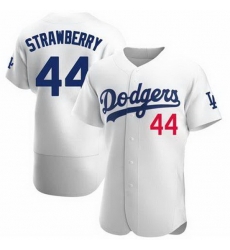 Men Nike Los Angeles Dodgers Darryl Strawberry #44 White Flex Base Stitched MLB Jersey Men Nike Los Angeles Dodgers Darryl Strawberry #44 White Flex Base Stitched MLB Jersey