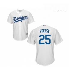 Mens Los Angeles Dodgers 25 David Freese Replica White Home Cool Base Baseball Jersey Mens Los Angeles Dodgers 25 David Freese Replica White Home Cool Base Baseball Jersey