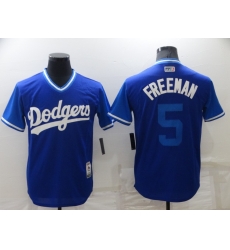 Men's Los Angeles Dodgers #5 Freddie Freeman Royal-Light Blue 2018 Players Weekend Authentic Jersey Men's Los Angeles Dodgers #5 Freddie Freeman Royal-Light Blue 2018 Players Weekend Authentic Jersey