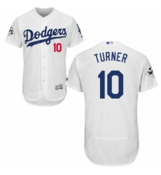 Mens Majestic Los Angeles Dodgers 10 Justin Turner Authentic White Home 2017 World Series Bound Flex Base Jersey Mens Majestic Los Angeles Dodgers 10 Justin Turner Authentic White Home 2017 World Series Bound Flex Base Jersey