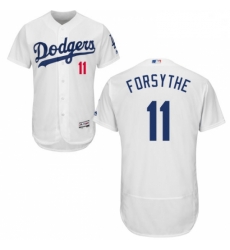 Mens Majestic Los Angeles Dodgers 11 Logan Forsythe White Flexbase Authentic Collection MLB Jersey Mens Majestic Los Angeles Dodgers 11 Logan Forsythe White Flexbase Authentic Collection MLB Jersey