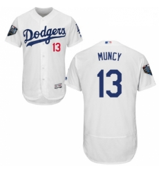 Mens Majestic Los Angeles Dodgers 13 Max Muncy White Home Flex Base Authentic Collection 2018 World Series Jersey Mens Majestic Los Angeles Dodgers 13 Max Muncy White Home Flex Base Authentic Collection 2018 World Series Jersey