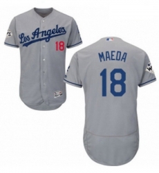 Mens Majestic Los Angeles Dodgers 18 Kenta Maeda Authentic Grey Road 2017 World Series Bound Flex Base Jersey Mens Majestic Los Angeles Dodgers 18 Kenta Maeda Authentic Grey Road 2017 World Series Bound Flex Base Jersey